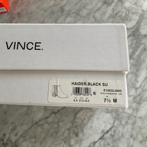 VINCE Haider suede bootie Sz. 7.5 - Picture 7 of 7